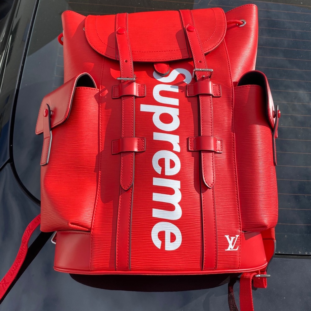 LV x Supreme Backpack
